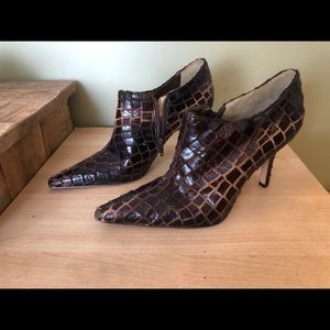 Carol Little Leather pointed booties.  Worn only a couple times.